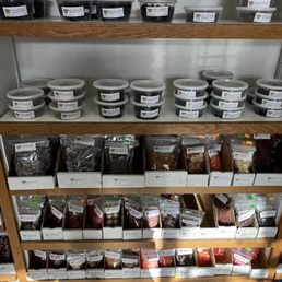shelves of seeding and seeding products