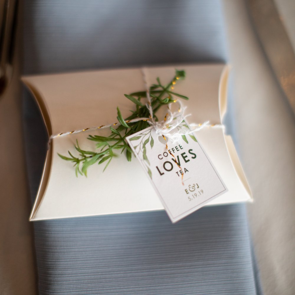 B-Spoke Events - Tea favors we worked so hard on to get the packaging right! Courtesy of Andy Seo Photography - Party & Event Planning Near Me