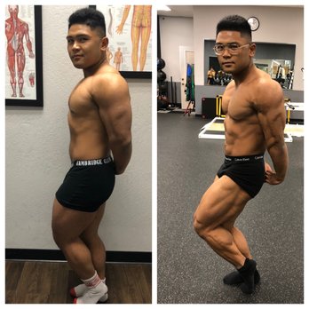Fitness with Mike - Left: Meeting Mike for the first time to start prep Right: Check in with Mike 2 weeks out - Trainers Near Me - San Jose, California Fitness with Mike - Left: Meeting Mike for the first time to start prep Right: Check in with Mike 2 weeks out - Trainers Near Me - San Jose, California