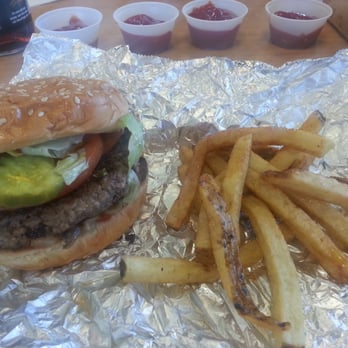 Five Guys - Little hamburger with everything on it - Burgers Near Me - Orlando, Florida Five Guys - Little hamburger with everything on it - Burgers Near Me - Orlando, Florida