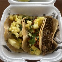 PASTOR and MOLE tacos PASTOR and MOLE tacos
