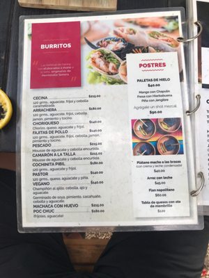Menu photo 4 La Malinche Tulum, ROO Menu photo 4 La Malinche Tulum, ROO