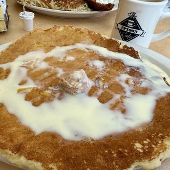The New Uptown Cafe - Menu Pineapple Upside Down Pancakes - Breakfast & Brunch Near Me - Minneapolis, Minnesota