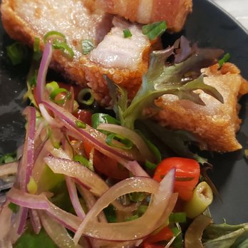 Kaleo's Bar and Grill - Crispy pork belly appetizer - Hawaiian Near Me - Pahoa, Hawaii Kaleo's Bar and Grill - Crispy pork belly appetizer - Hawaiian Near Me - Pahoa, Hawaii