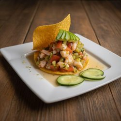 El Marinero - Tostada de camarón