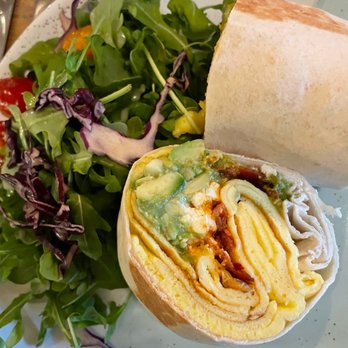 Bluestone Lane - Egg bacon avo wrap! All pretty good! - Coffee & Tea Near Me - New York, New York Bluestone Lane - Egg bacon avo wrap! All pretty good! - Coffee & Tea Near Me - New York, New York
