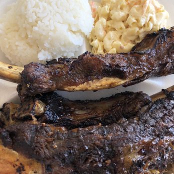 Matiki Island Barbecue - #1 Beef Rib Plate "Sam's Plate" - Hawaiian Near Me - Fullerton, California Matiki Island Barbecue - #1 Beef Rib Plate "Sam's Plate" - Hawaiian Near Me - Fullerton, California