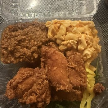 Cea-Lo L.A - Dark meat Boneless Chicken Dinner with yams and Macaroni and cheese - New American Near Me - Sherman Oaks, California