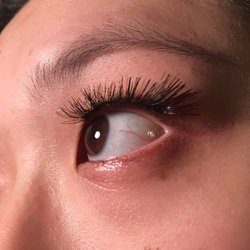Brow Threading 17 - The day I got them, wonderful blunt clip job as you can see. Absolutely love the staircase effect.