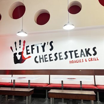Lefty's Cheesesteaks - This restaurant is so clean and very spacious we felt very safe eating inside . Best part was the golden girls was playing on the tv. - Sandwiches Near Me - Livonia, Michigan