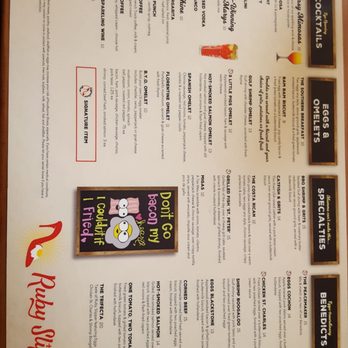 Ruby Slipper Mobile - Menu - Breakfast & Brunch Near Me - Mobile, Alabama