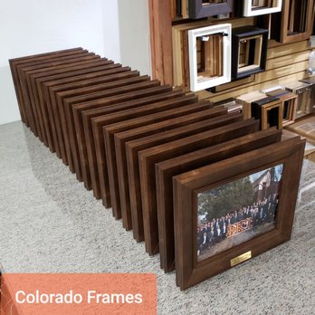 Colorado Frames - Custom framed photos with custom plaque in stock moulding in quantity - Framing Near Me - Fort Collins, Colorado