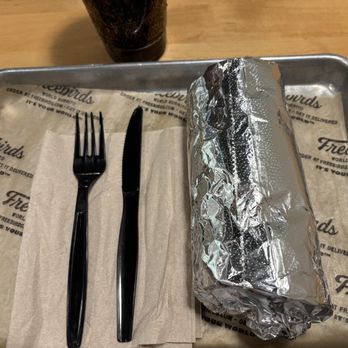 Freebirds World Burrito - Great Monster Burrito with dark meat chicken n more !!! - Mexican Near Me - Pearland, Texas