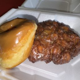 Maple and apple fritter Maple and apple fritter