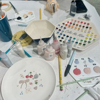 Color Me Mine - Medium plate $22 Fish $28 - Kids Activities Near Me - El Segundo, California