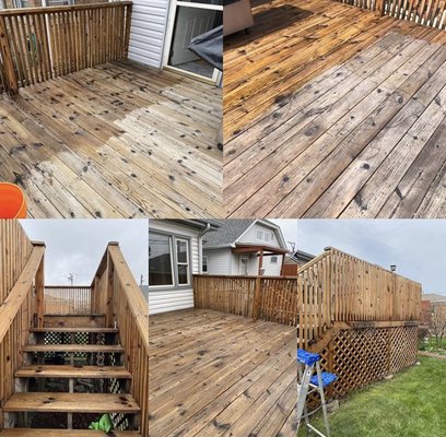 Deck washed and water sealed 2020 - Deck was pressure washed then Thompson’s water sealed Deck washed and water sealed 2020 - Deck was pressure washed then Thompson’s water sealed