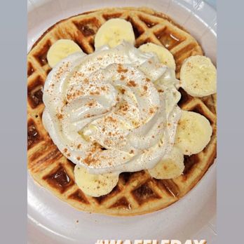 Nextlevel Nutrition - a waffle with bananas and whipped cream - Coffee & Tea Near Me - Bonita Springs, Florida Nextlevel Nutrition - a waffle with bananas and whipped cream - Coffee & Tea Near Me - Bonita Springs, Florida