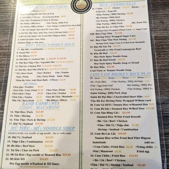 Pho So 1 - Menu part 1 - Vietnamese Near Me - Las Vegas, Nevada Pho So 1 - Menu part 1 - Vietnamese Near Me - Las Vegas, Nevada