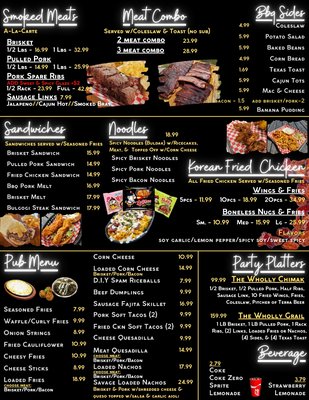 Menu photo 2 Wholly Smokes La Palma, CA Menu photo 2 Wholly Smokes La Palma, CA