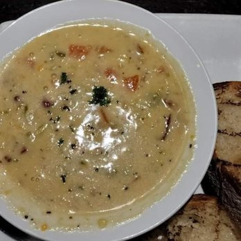 The Auld Dubliner - Corn Chowder. Perfectly seasoned with herbs and ham.... - Irish Near Me - Long Beach, California The Auld Dubliner - Corn Chowder. Perfectly seasoned with herbs and ham.... - Irish Near Me - Long Beach, California