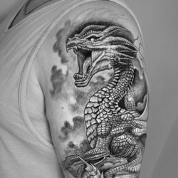 Scorpio Rising Tattoo - Dragon tattoo