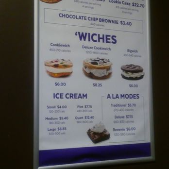 Insomnia Cookies - Menu 2 Electric Boogaloo. - Bakeries Near Me - Philadelphia, Pennsylvania