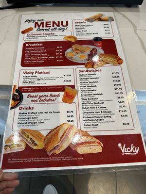 Menu photo 2 Vicky Bakery Orlando, FL