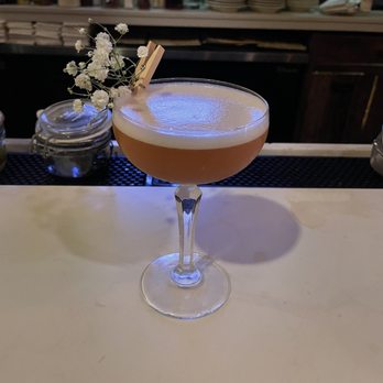 Osteria Tulia - Dark rum drink, delicious and beautifully presented! - Italian Near Me - Naples, Florida Osteria Tulia - Dark rum drink, delicious and beautifully presented! - Italian Near Me - Naples, Florida