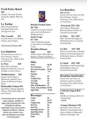 Menu photo 2 Cafe Le Reve Riverside, CA Menu photo 2 Cafe Le Reve Riverside, CA