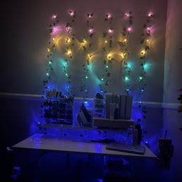 My new fairy lights I got from this place for my room!