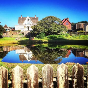 MacCallum House Inn - Main House as seen across the Kelley House pond. - Hotels Near Me - Mendocino, California MacCallum House Inn - Main House as seen across the Kelley House pond. - Hotels Near Me - Mendocino, California