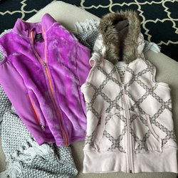 My Kid's Closet - Two vests, purchased 8/24 from My Kid's Closet. Sized kids' 8/10.