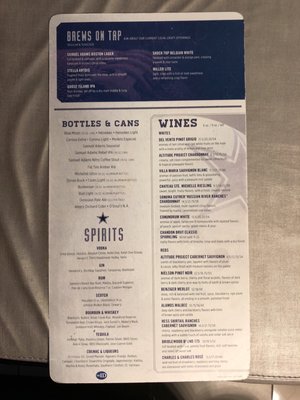 Menu photo 4 Dallas Cowboys Club Grapevine, TX