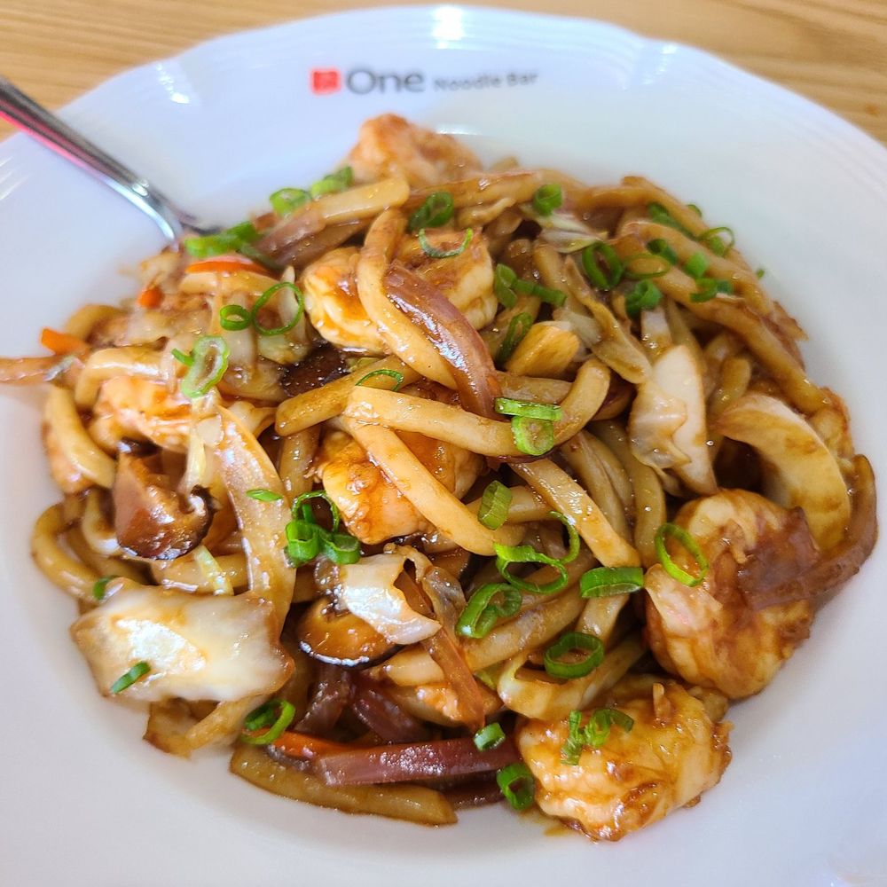 One Noodle Bar - Millcreek - shrimp yakiudon - Ramen Near Me - Millcreek, Utah