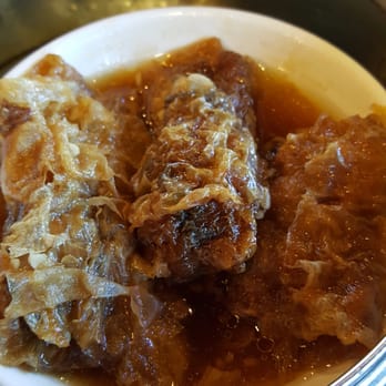 Yummy House - They may look intimidateing, but the bean skin dumplings are tasty! - Cantonese Near Me - Gainesville, Florida