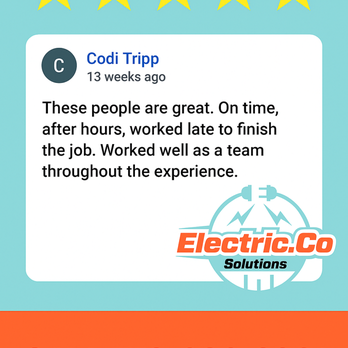 Electric Co Solutions - Awesome Reviews for 1 5-Star Company - Electricians Near Me - Loxahatchee, Florida