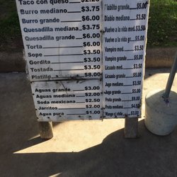 Tacos Mi Veracruz - Menu pricing