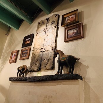 The Pink Adobe - Another view of cool art - New Mexican Cuisine Near Me - Santa Fe, New Mexico