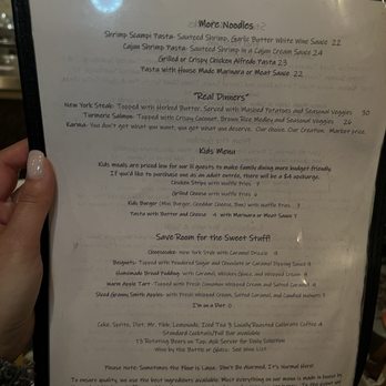 Chapter 2 - Menú - New American Near Me - Tracy, California