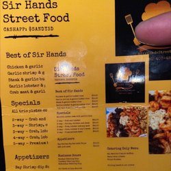 The menu...near the Lake!