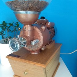 Leandros Cafe - Greek Coffee Mocha grinder, take some home for the cold afternoons or to warm up the day.