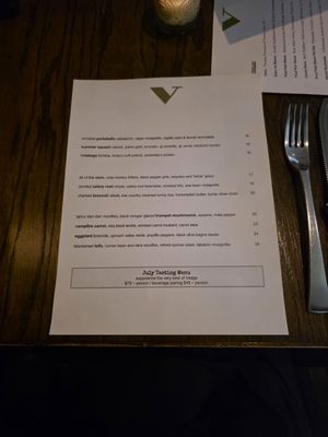 Menu photo 2 Vedge Philadelphia, PA