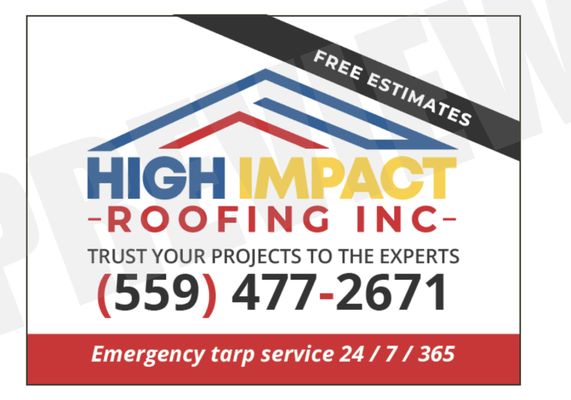 High Impact Roofing Logo