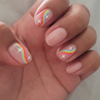 MD NAILSPA - Gel manicure with rainbow designs - Nail Salons Near Me - Las Vegas, Nevada MD NAILSPA - Gel manicure with rainbow designs - Nail Salons Near Me - Las Vegas, Nevada