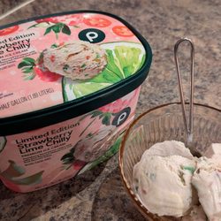 Publix Super Market - Limited edition strawberry lime chilly ice cream