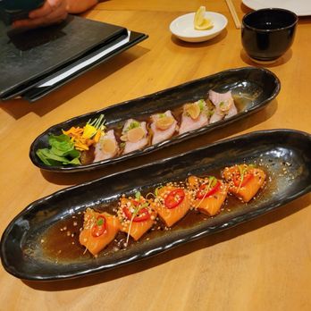 Roka Akor - Salmon and hamachi - Sushi Bars Near Me - San Francisco, California Roka Akor - Salmon and hamachi - Sushi Bars Near Me - San Francisco, California