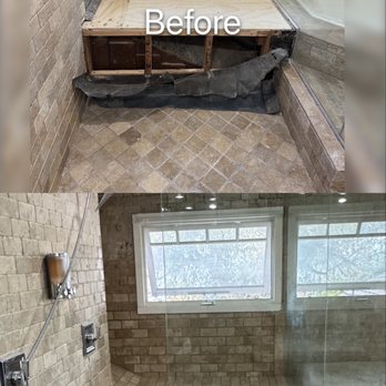 Handy Max - Shower bench leak repair - full rebuild and tile restoration. - Handyman Near Me