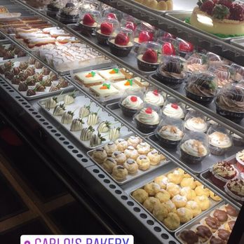 Carlo's Bakery - About half of the dessert display - Bakeries Near Me - Hoboken, New Jersey