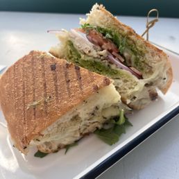 Chicken Pesto Panini. Chicken Pesto Panini.