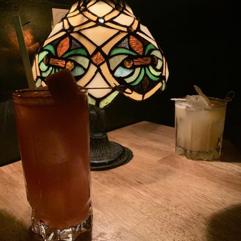 The Blind Rabbit - Foolish Virgin & Penicillin cocktails - Cocktail Bars Near Me - Anaheim, California